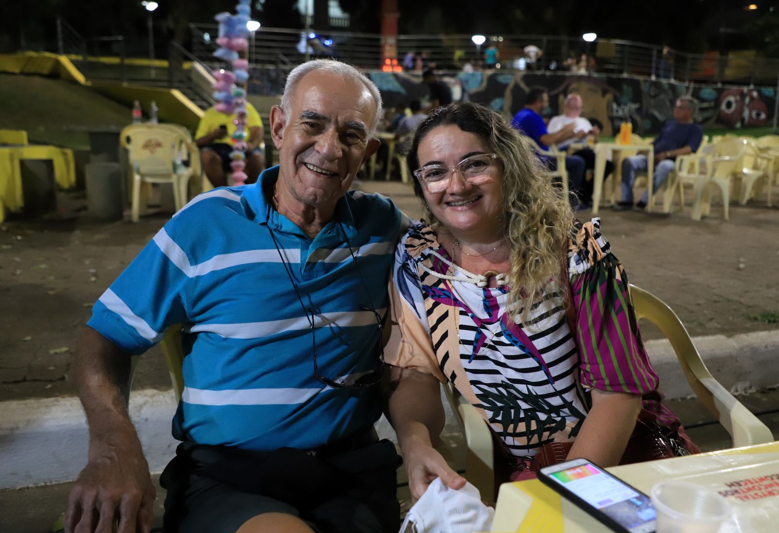 Pedro Sidnei de Andrade e a esposa Naide Régis Batista